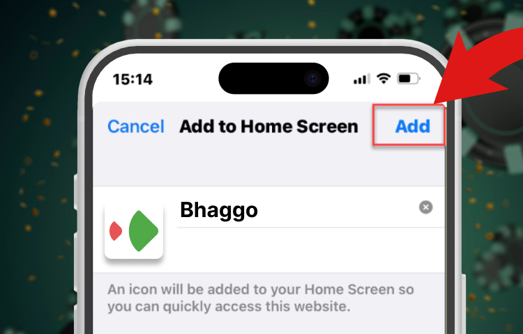 Naming shortcut and adding it to home screen