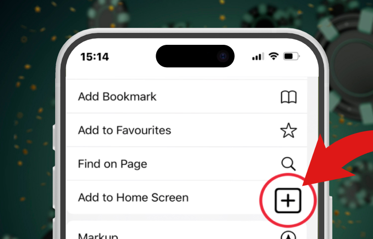 Clicking ‘Add to Home Screen’